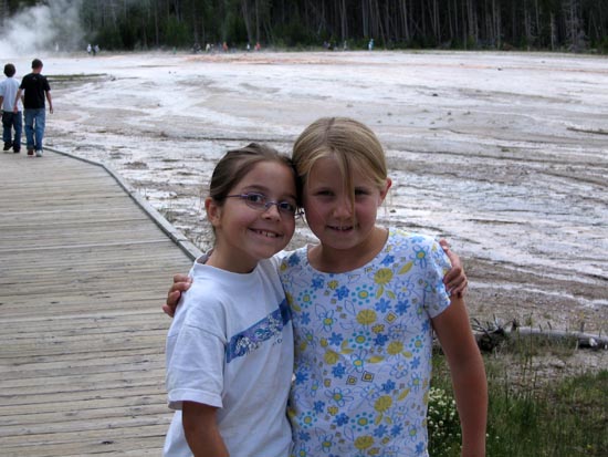 2006 family reunion in Yellowstone National Park